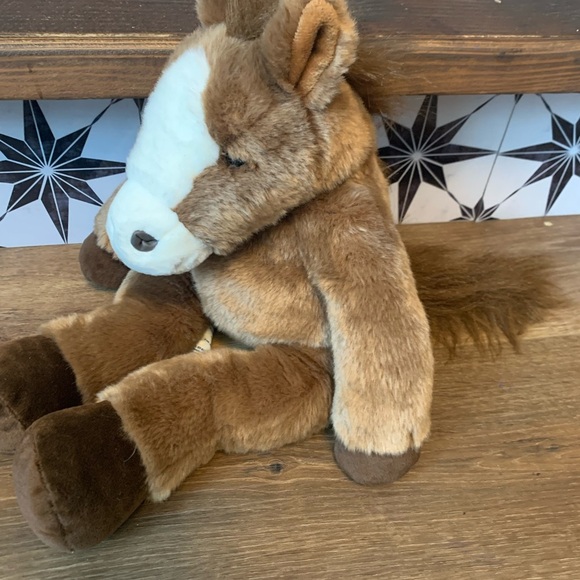 Plush Brown Horse Toy - Picture 4 of 8